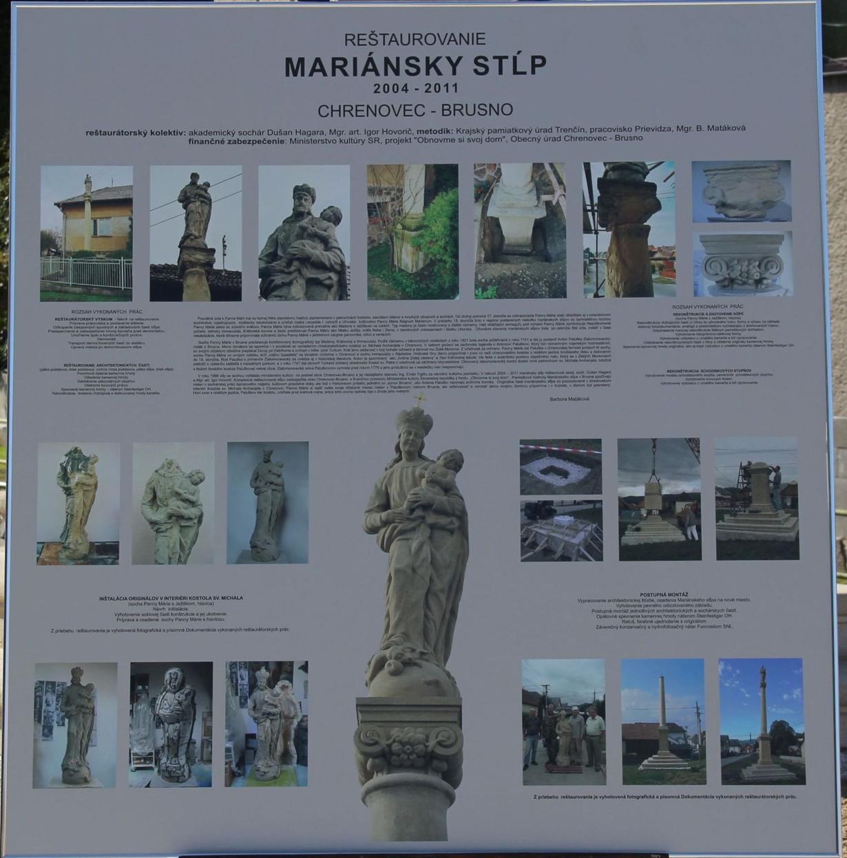 Fotogaléria Posvätenie Mariánskeho stĺpa s plastikou Immaculaty (33) Posvätenie Mariánskeho stĺpa s plastikou Immaculaty