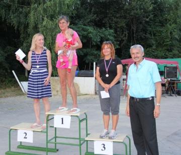 Kategória ženy B: D. Vuongová, E. Budínska, E. Valachová, Ing. T. Čičmanec-starosta obce (zľava) Kategória ženy B: D. Vuongová, E. Budínska, E. Valachová, Ing. T. Čičmanec-starosta obce (zľava)